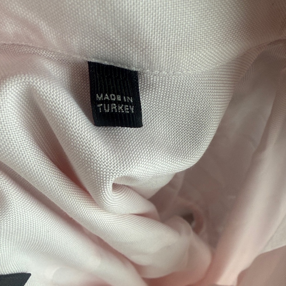 Ermenegildo Zegna Trofeo Luxury Men’s Light Pink Dress Shirt Sz Medium - Picture 9 of 9